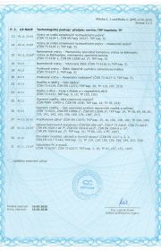 Příloha č. 1 certifikátu jakosti ČSN ISO 9001:2016_list 2